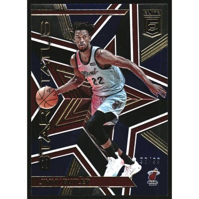 2021-22 Elite Star Status Blue #3 Jimmy Butler