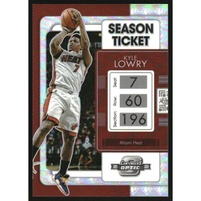 2021-22 Panini Contenders Optic 75th Anniversary #64 Kyle Lowry