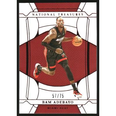 2021-22 Panini National Treasures NBA 75th Anniversary #18 Bam Adebayo