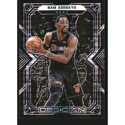 2021-22 Panini Obsidian Electric Etch Asia #43 Bam Adebayo