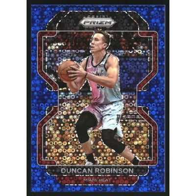 2021-22 Panini Prizm Prizms Fast Break Blue #81 Duncan Robinson