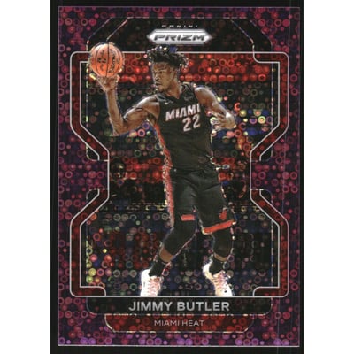 2021-22 Panini Prizm Prizms Fast Break Purple #236 Jimmy Butler