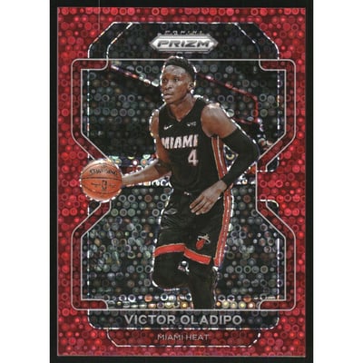 2021-22 Panini Prizm Prizms Fast Break Red #24 Victor Oladipo