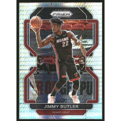 2021-22 Panini Prizm Prizms Hyper #236 Jimmy Butler