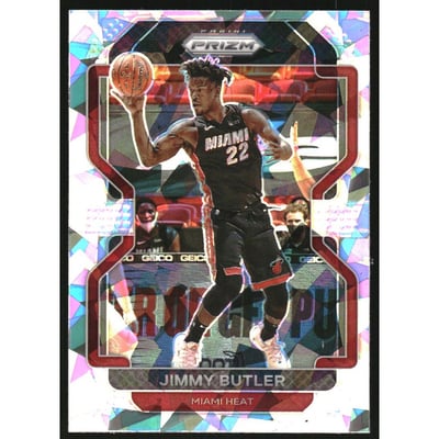 2021-22 Panini Prizm Prizms Ice #236 Jimmy Butler