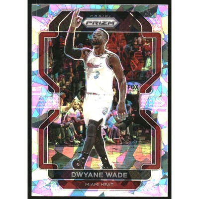 2021-22 Panini Prizm Prizms Ice #269 Dwyane Wade