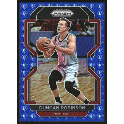 2021-22 Panini Prizm Prizms NBA 75th Anniversary #81 Duncan Robinson