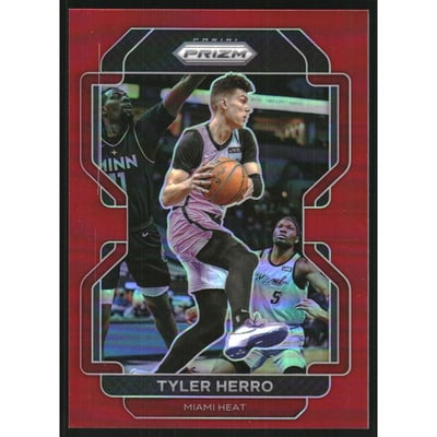 2021-22 Panini Prizm Prizms Red #227 Tyler Herro