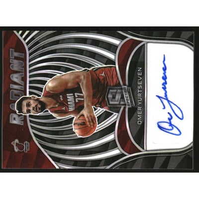 2021-22 Panini Spectra Radiant Signatures #11 Omer Yurtseven/99