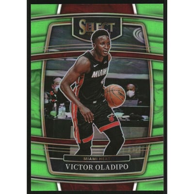 2021-22 Select Prizms Neon Green #66 Victor Oladipo