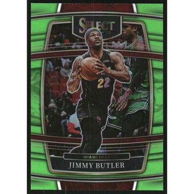 2021-22 Select Prizms Neon Green #97 Jimmy Butler