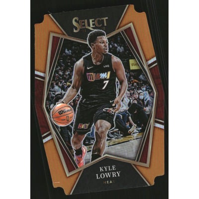 2021-22 Select Prizms Orange Die Cut #165 Kyle Lowry