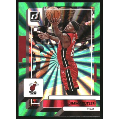 2022-23 Donruss Holo Green Laser #71 Jimmy Butler