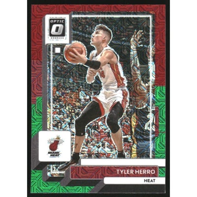 2022-23 Donruss Optic Choice Red and Green #151 Tyler Herro