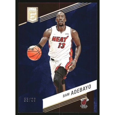 2022-23 Elite Blue #129 Bam Adebayo