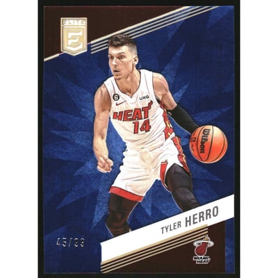 2022-23 Elite Blue #142 Tyler Herro