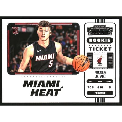 2022-23 Panini Contenders Variations #135 Nikola Jovic