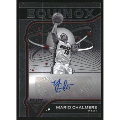 2022-23 Panini Flux Equinox Autographs #13 Mario Chalmers