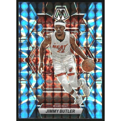 2022-23 Panini Mosaic Mosaic Reactive Blue #19 Jimmy Butler