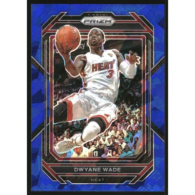 2022-23 Panini Prizm Prizms Blue Ice #294 Dwyane Wade