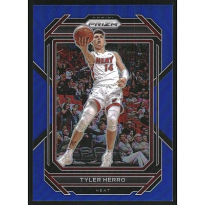 2022-23 Panini Prizm Prizms Blue #166 Tyler Herro