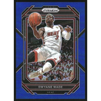 2022-23 Panini Prizm Prizms Blue #294 Dwyane Wade