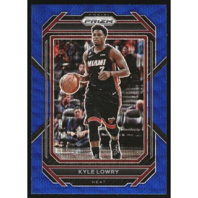2022-23 Panini Prizm Prizms Blue Wave #147 Kyle Lowry