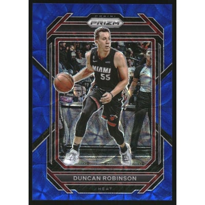2022-23 Panini Prizm Prizms Choice Blue #168 Duncan Robinson