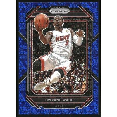 2022-23 Panini Prizm Prizms Fast Break Blue #294 Dwyane Wade