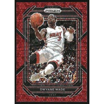 2022-23 Panini Prizm Prizms Fast Break Red #294 Dwyane Wade