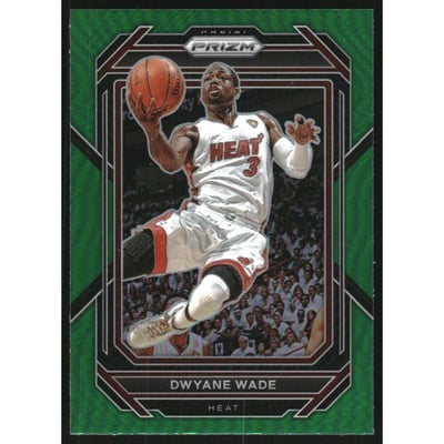 2022-23 Panini Prizm Prizms Green #294 Dwyane Wade