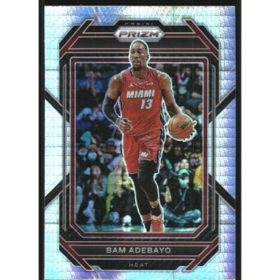 2022-23 Panini Prizm Prizms Hyper #155 Bam Adebayo