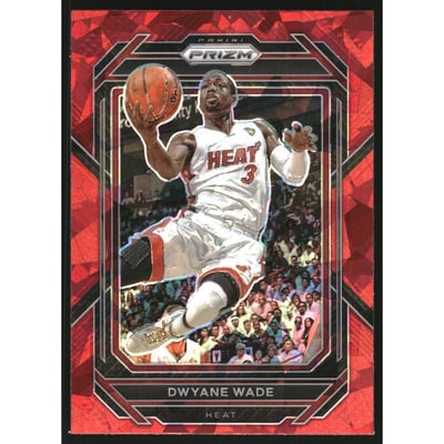 2022-23 Panini Prizm Prizms Red Ice #294 Dwyane Wade