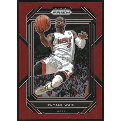 2022-23 Panini Prizm Prizms Red #294 Dwyane Wade