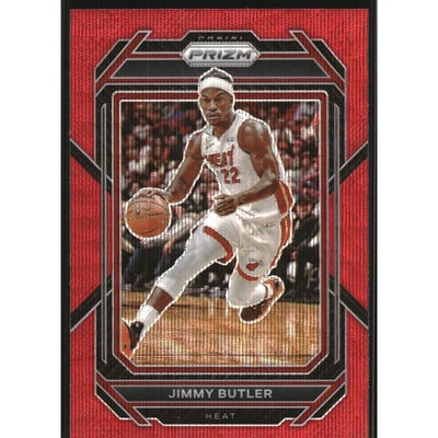 2022-23 Panini Prizm Prizms Ruby Wave #149 Jimmy Butler