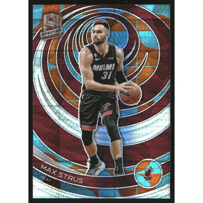 2022-23 Panini Spectra Asia Blue and Orange #129 Max Strus