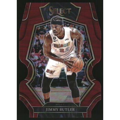 2022-23 Select Prizms Maroon Die Cut #108 Jimmy Butler
