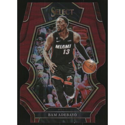 2022-23 Select Prizms Maroon Die Cut #157 Bam Adebayo
