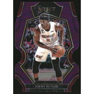 2022-23 Select Prizms Purple Die Cut #108 Jimmy Butler