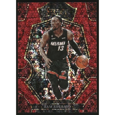 2022-23 Select Prizms Red Disco #157 Bam Adebayo