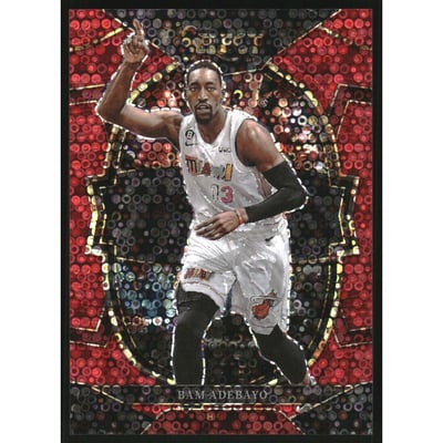 2022-23 Select Prizms Red Disco #57 Bam Adebayo