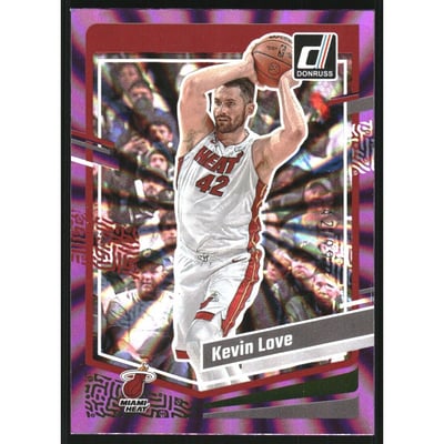 2023-24 Donruss Holo Purple Laser #166 Kevin Love