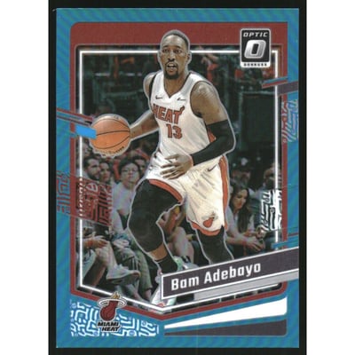 2023-24 Donruss Optic Aqua #13 Bam Adebayo