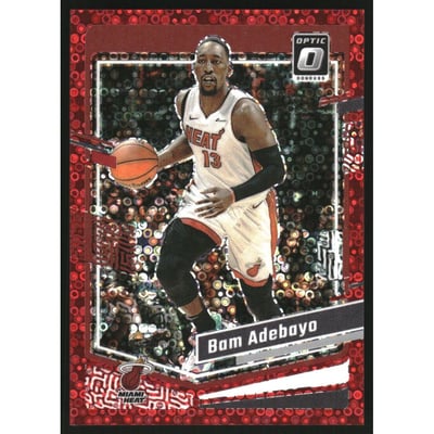 2023-24 Donruss Optic Fast Break Red #13 Bam Adebayo