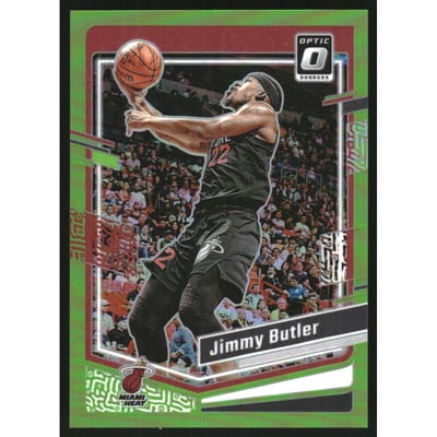 2023-24 Donruss Optic Lime Green #154 Jimmy Butler