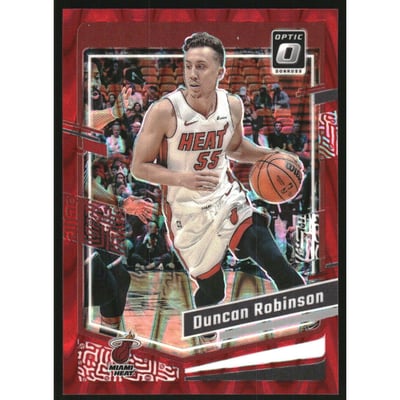 2023-24 Donruss Optic Red Seismic #64 Duncan Robinson