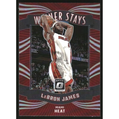 2023-24 Donruss Optic Winner Stays Holo #2 LeBron James