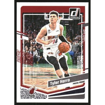 2023-24 Donruss Press Proof Purple #27 Tyler Herro