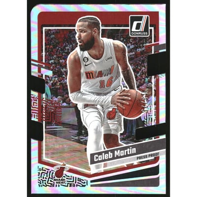 2023-24 Donruss Press Proof Silver Die-Cut #182 Caleb Martin