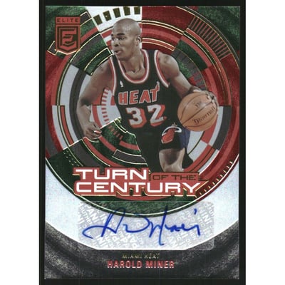 2023-24 Elite Turn of the Century International Red and Green #30 Harold Miner